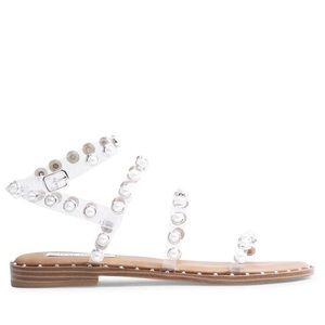 Steve Madden Travel P Clear Sandals (Size 8.5)